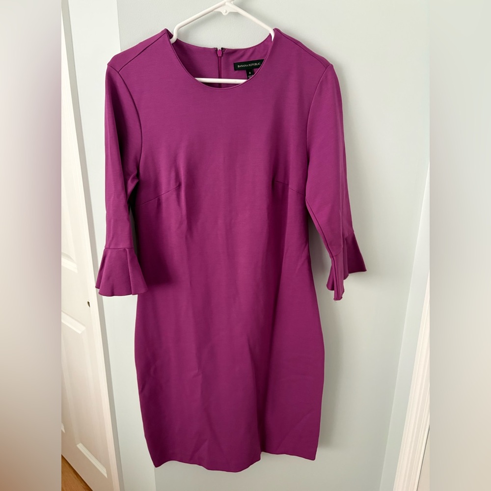 NWOT Banana Republic Magenta Dress